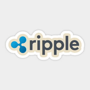 Ripple XRP Crypto Sticker